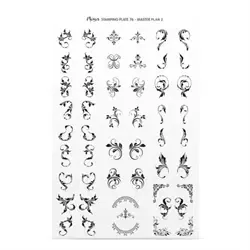 Try On Sheet til stampingplade no. 76 Master plan 2, Moyra